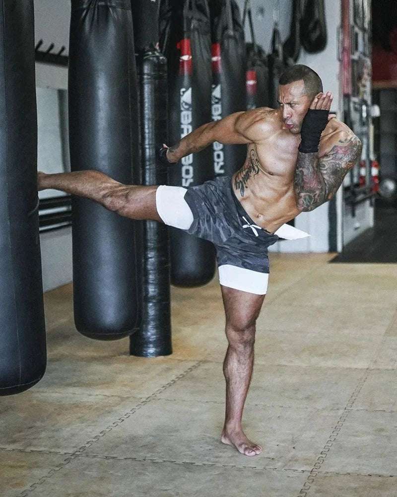 Short de Sport 2 en 1 - Confort et Performance pour Hommes.