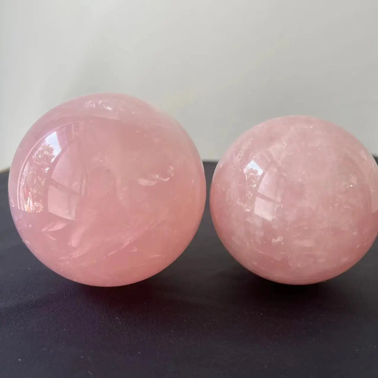 Natural Rose Quartz Sphere – Balance, Love and Positive Energies.