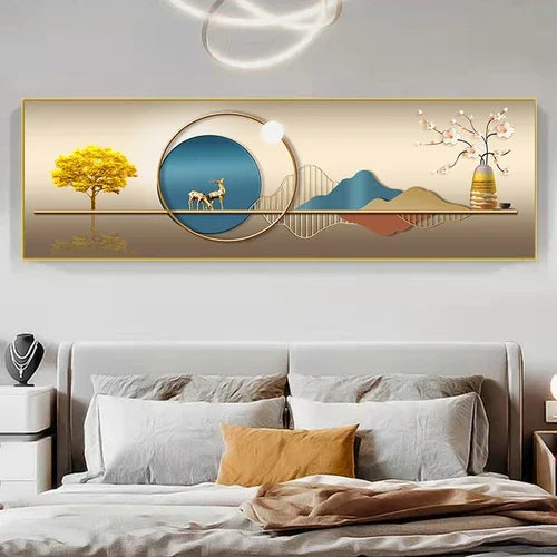 🖼️ Peinture Abstraite sur Toile.
