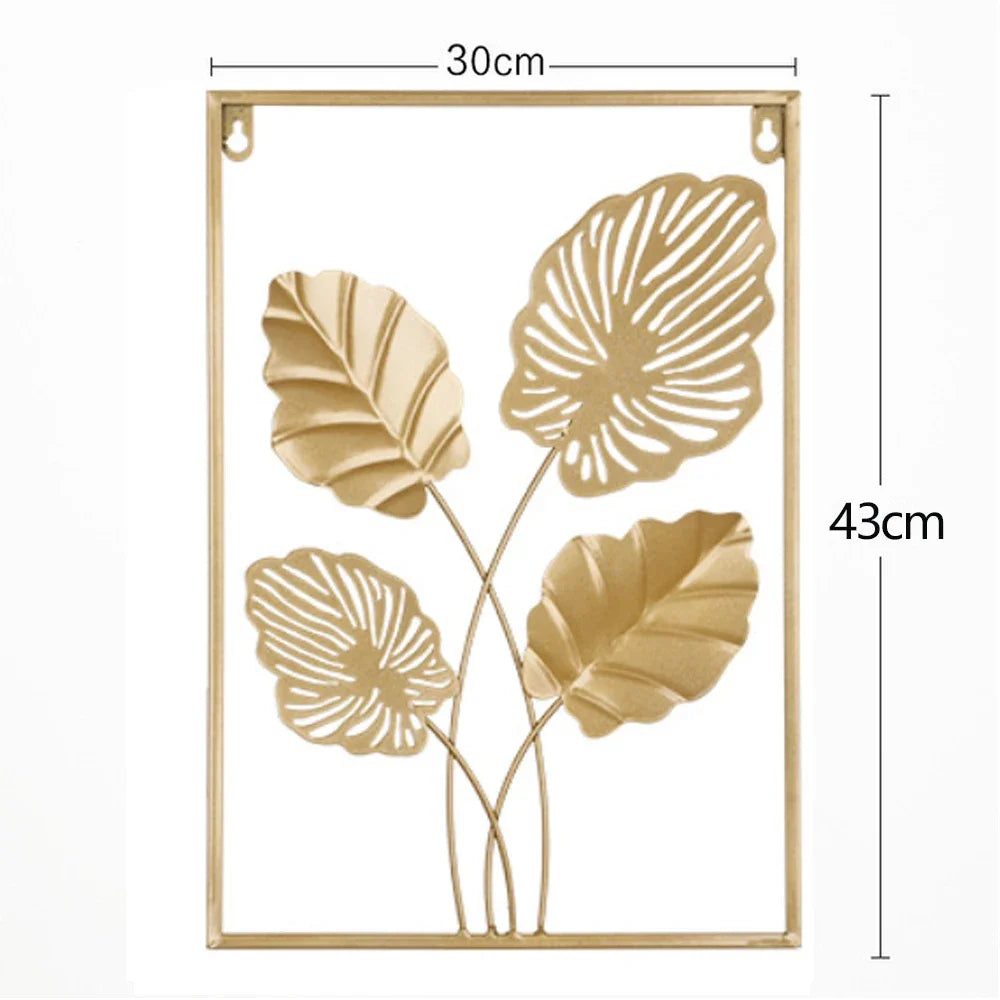 Décoration Murale Feuille de Ginkgo en Métal – Élégance & Nature Intemporelle, 25 modèles différents disponibles