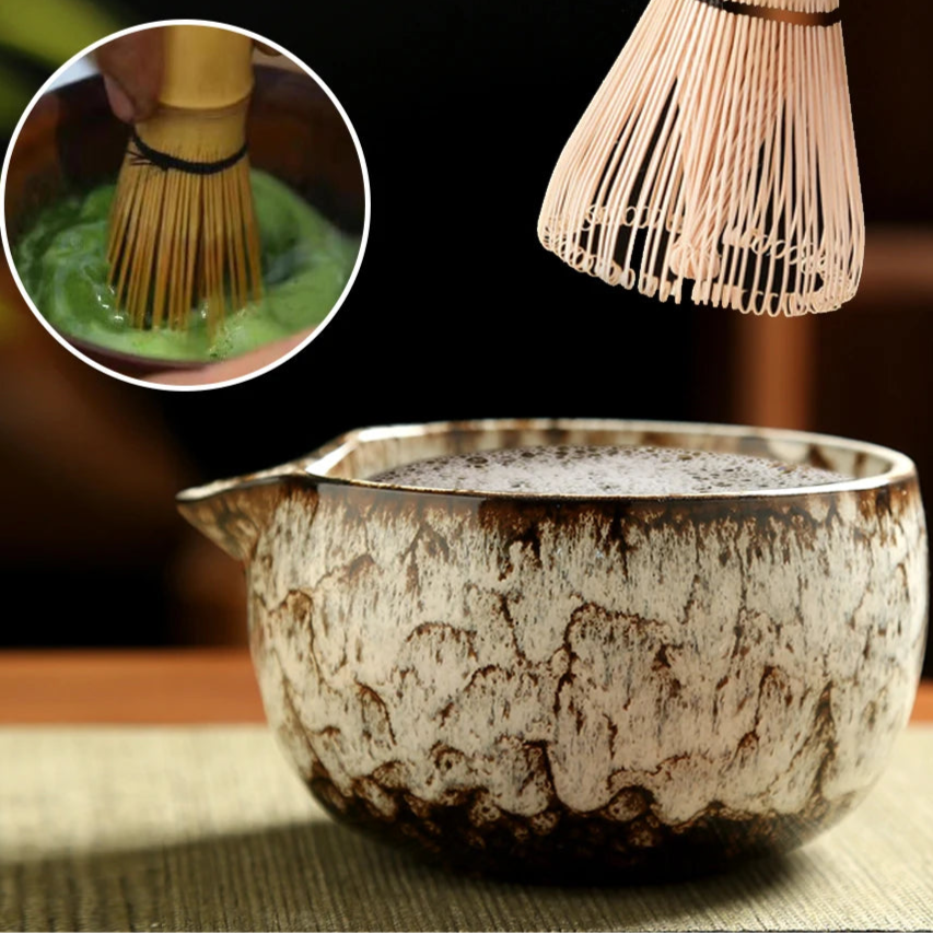 🍵 Set à Thé Matcha Traditionnel Japonais – 6 Pièces Essentielles.