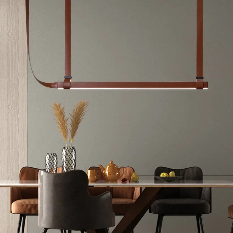 Leather Candlestick with Belt – Elegance and Originality.