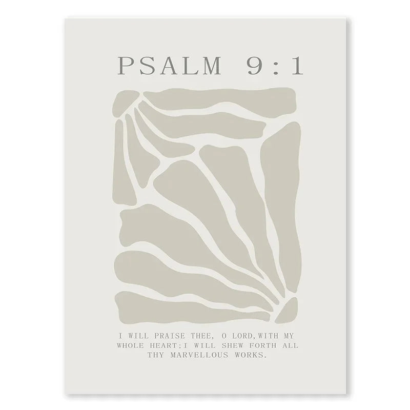🌿 Peinture sur Toile Light Melon Christian – Art Floral Moderne et Spirituel.