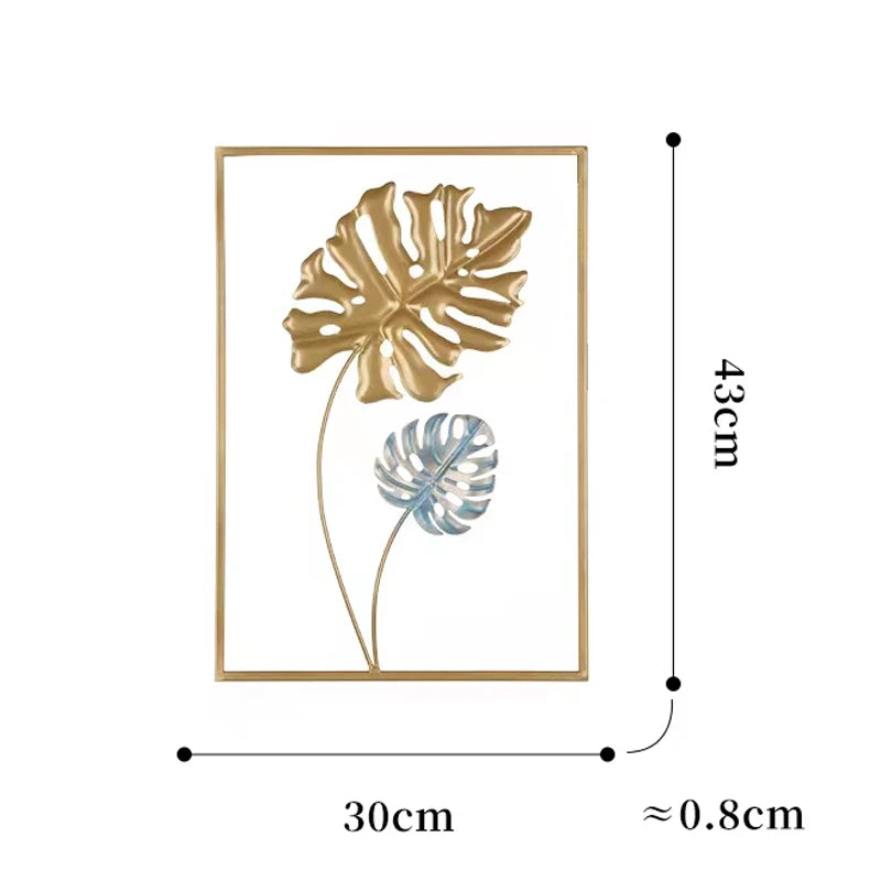 Décoration Murale Feuille de Ginkgo en Métal – Élégance & Nature Intemporelle, 25 modèles différents disponibles