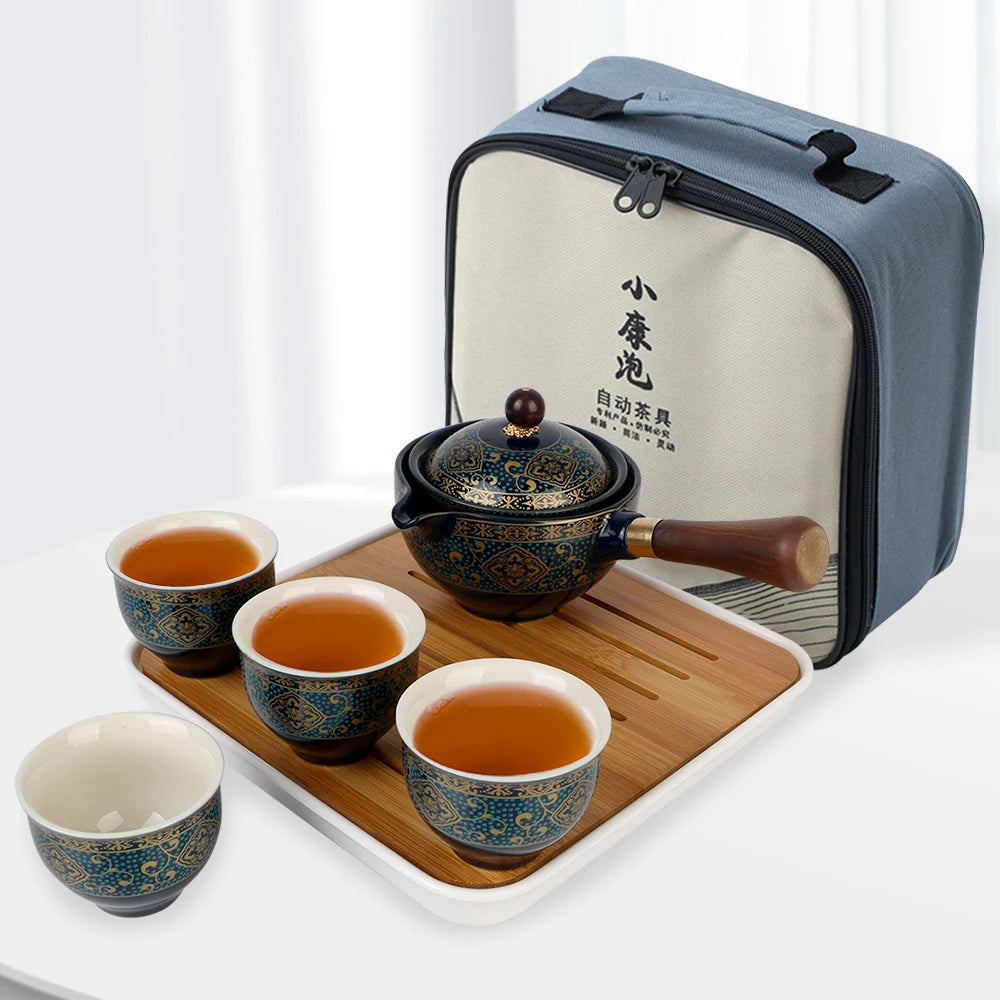 Service à Thé en Porcelaine – Fusion d’Innovation & Tradition.