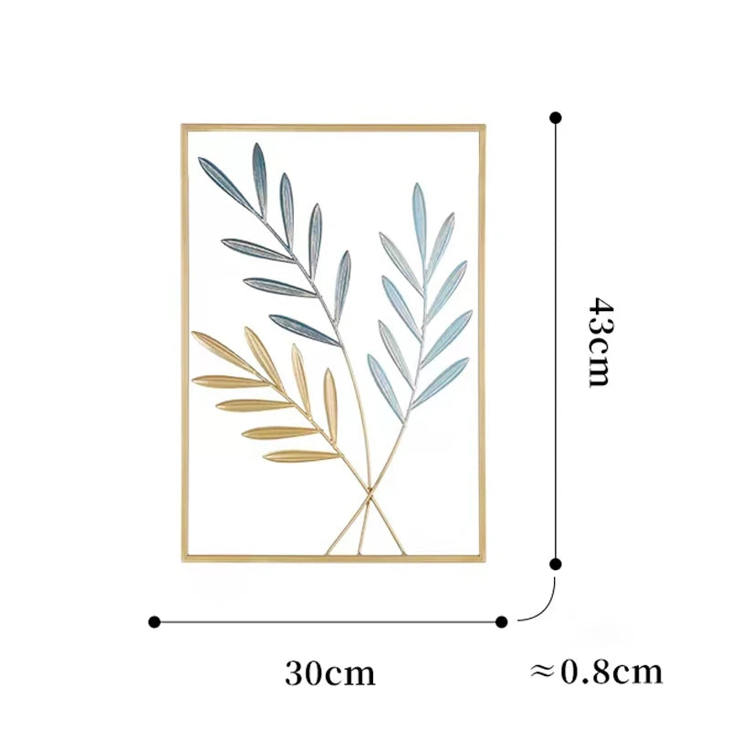 Décoration Murale Feuille de Ginkgo en Métal – Élégance & Nature Intemporelle, 25 modèles différents disponibles