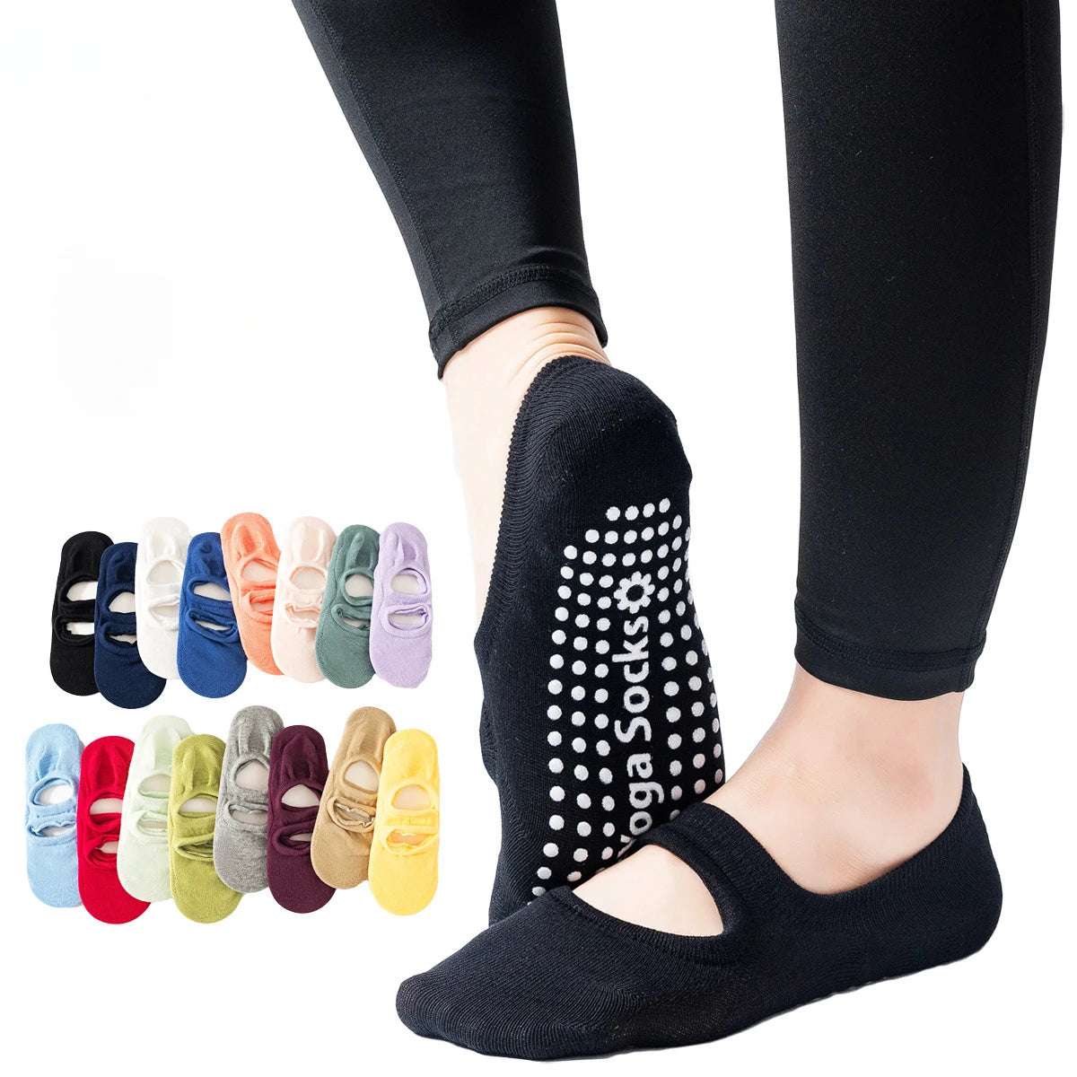 Chaussettes de yoga pour femmes.