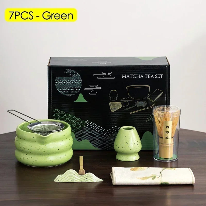 đ” Ensemble Traditionnel Matcha â CĂ©rĂ©monie du ThĂ© Japonaise & Chinoise, 44 modĂšles diffĂ©rents.