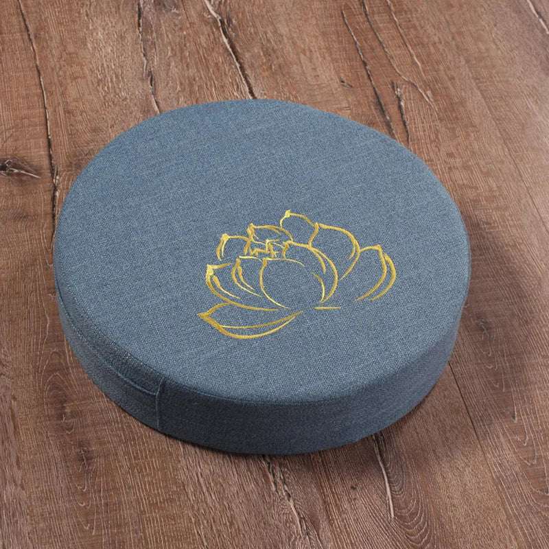 Coussin de Méditation en Lin - Confort et Sérénité.