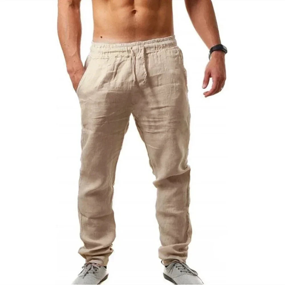 Men's Breathable Linen Pants – Everyday Elegance & Comfort