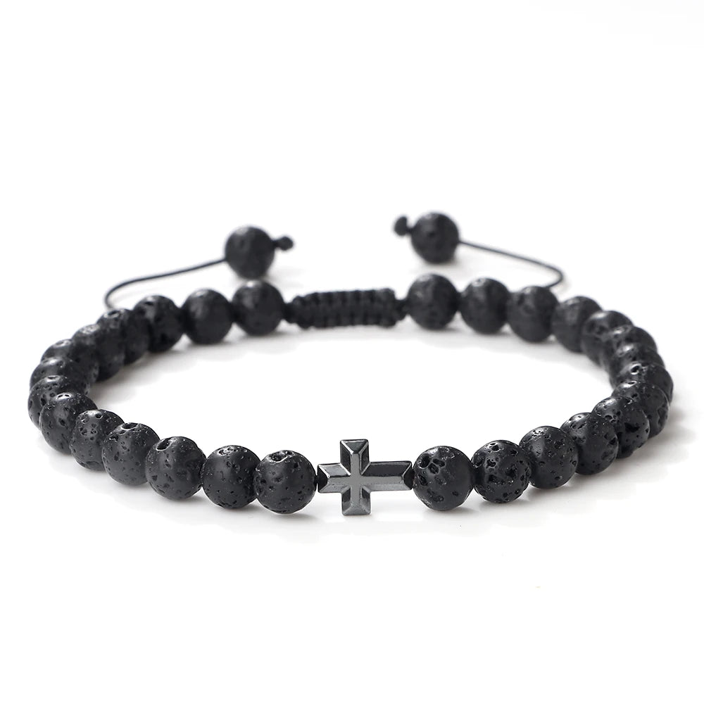 ✝️ Bracelet Croix de Jésus – Guérison, Foi et Élégance.