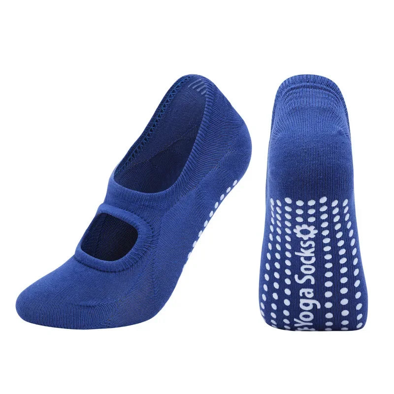 Chaussettes de Yoga en Coton - Confort, Stabilité et Sérénité.