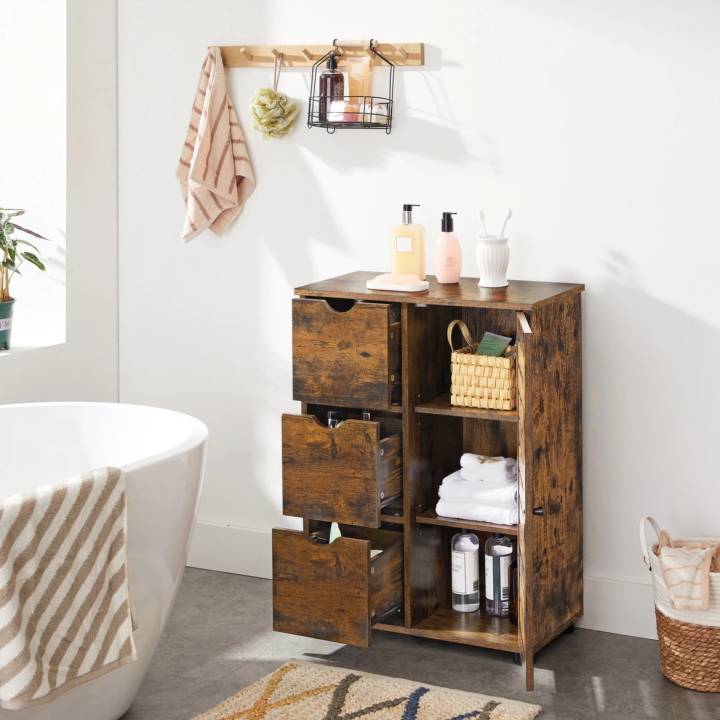 Meuble de Salle de Bain – Rangement Élégant & Pratique.