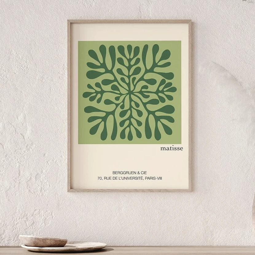 Poster de Peinture sur Toile – Style Matisse Moderne.