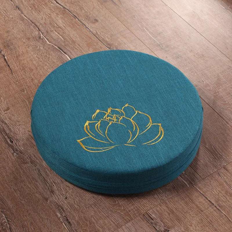 Coussin de Méditation en Lin - Confort et Sérénité.