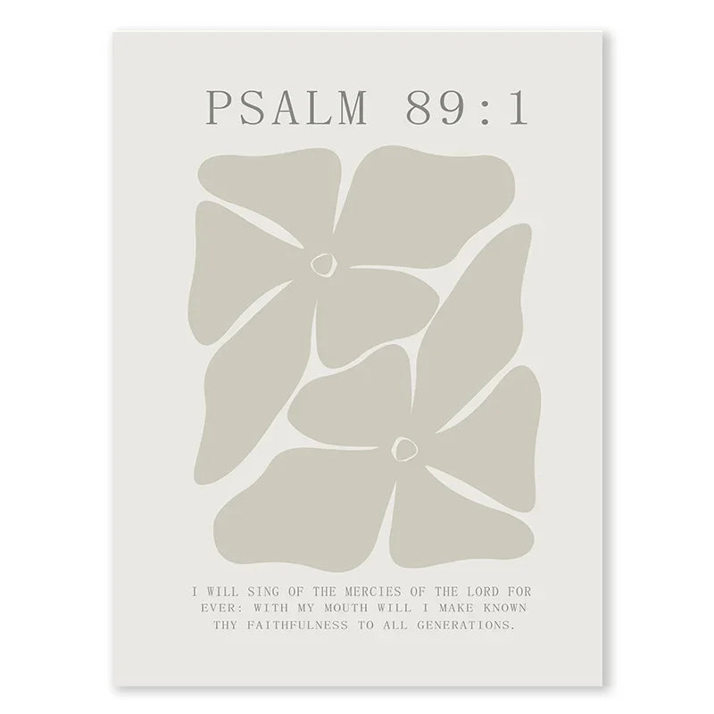 🌿 Peinture sur Toile Light Melon Christian – Art Floral Moderne et Spirituel.