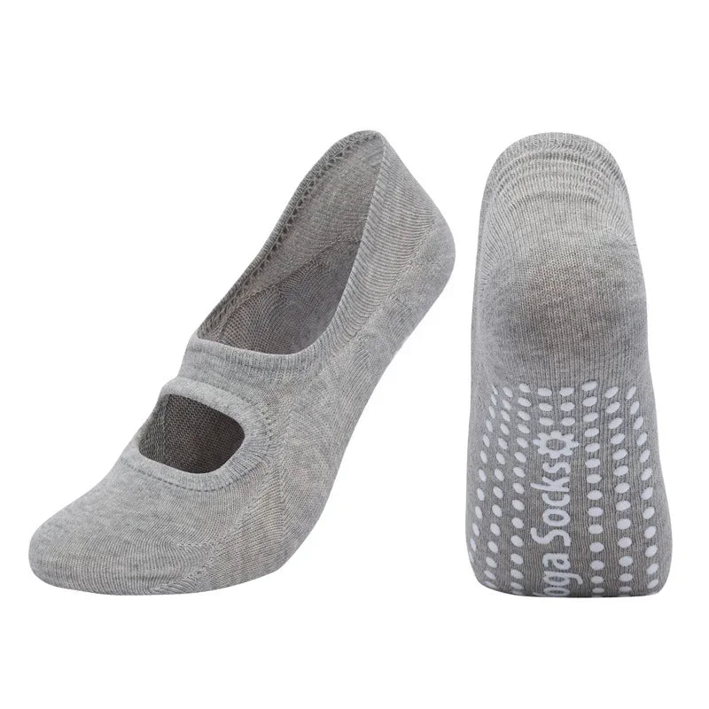 Chaussettes de Yoga en Coton - Confort, Stabilité et Sérénité.