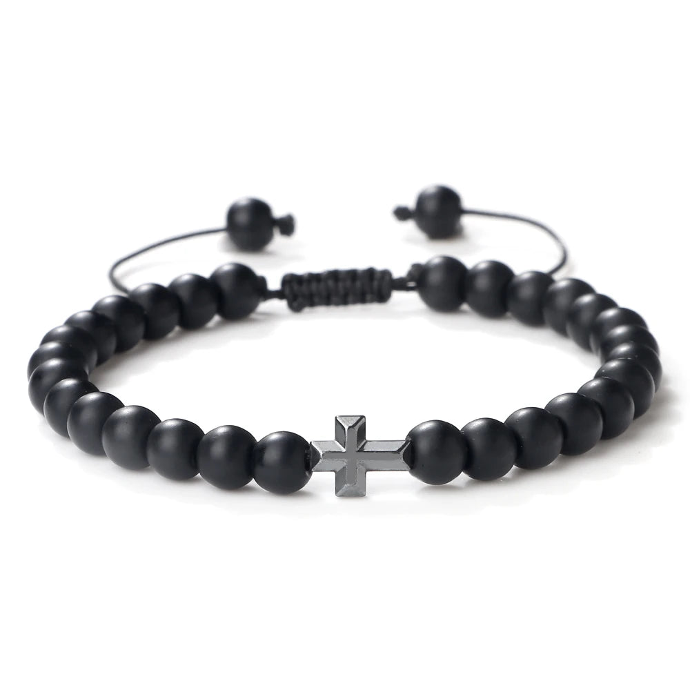 ✝️ Bracelet Croix de Jésus – Guérison, Foi et Élégance.