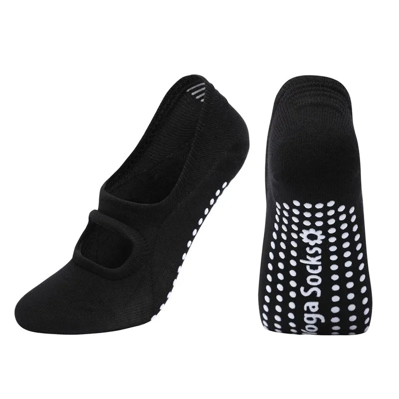 Chaussettes de Yoga en Coton - Confort, Stabilité et Sérénité.