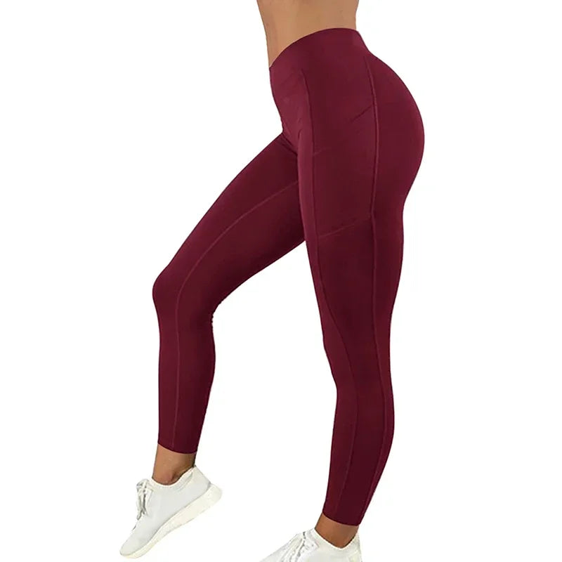 Legging de Yoga Sans Couture – Confort, Élasticité et Style pour le Sport et la Détente.