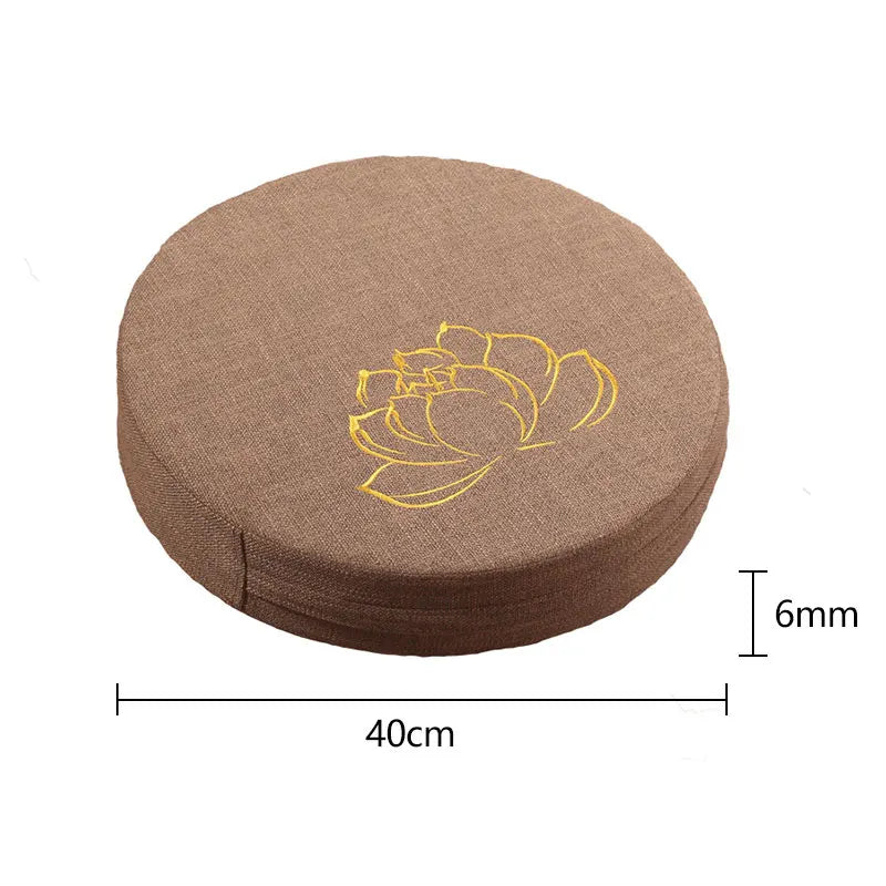 Coussin de Méditation en Lin - Confort et Sérénité.