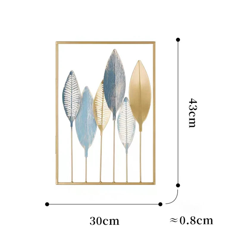 Décoration Murale Feuille de Ginkgo en Métal – Élégance & Nature Intemporelle, 25 modèles différents disponibles