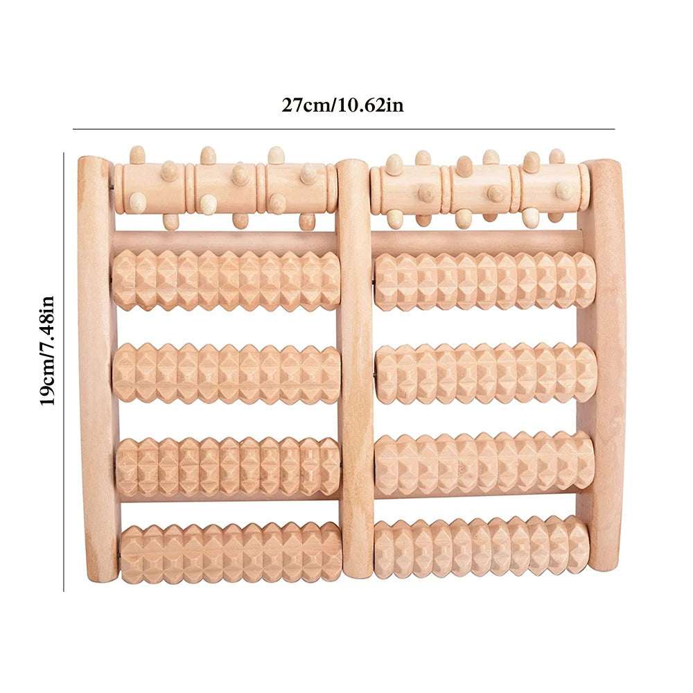 Rouleau de Massage pour Pieds en Bois JOMMJO - Relaxation et Bien-être.