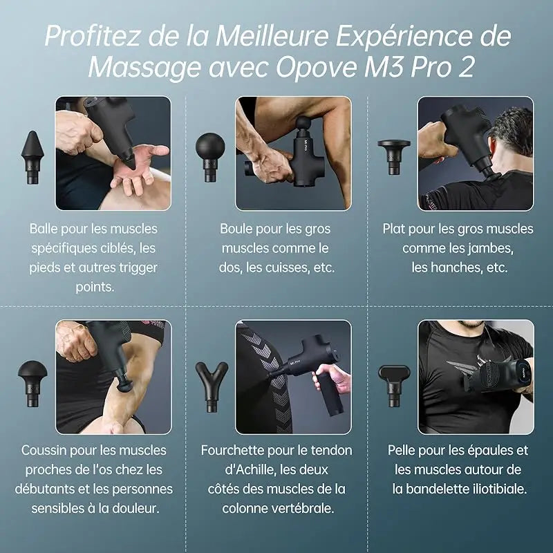 OPOVE M3 Pro 2 Massage Gun – Optimal Recovery & Performance.
