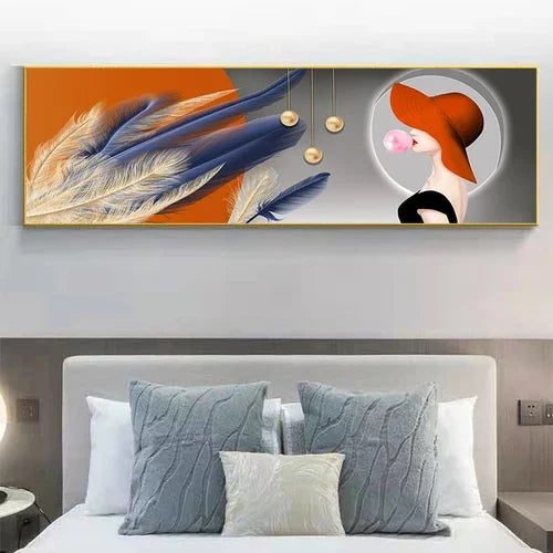 🖼️ Peinture Abstraite sur Toile.