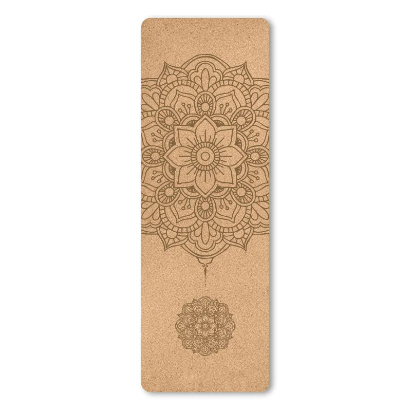 Tapis de Yoga en Liège Naturel & TPE – Adhérence, Confort & Écologie, 3 style disponible.