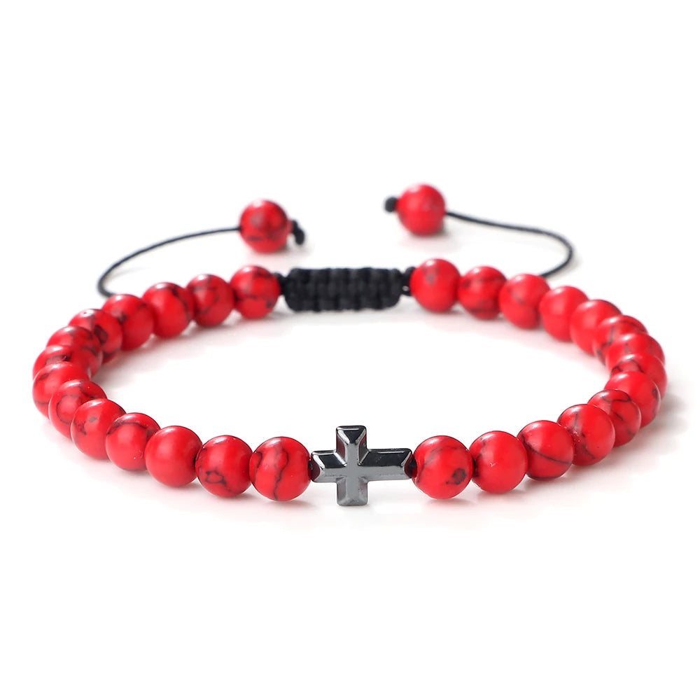 ✝️ Bracelet Croix de Jésus – Guérison, Foi et Élégance.