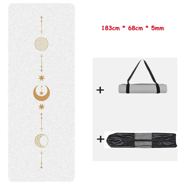 Tapis de Yoga en Caoutchouc Naturel & PU – Stabilité, Confort et Engagement Écologique, 12 modèles différents.