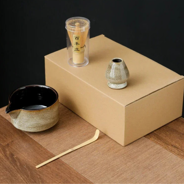 🍵 Ensemble Matcha Japonais – 4 ou 7 Pièces pour un Rituel Thé Authentique.