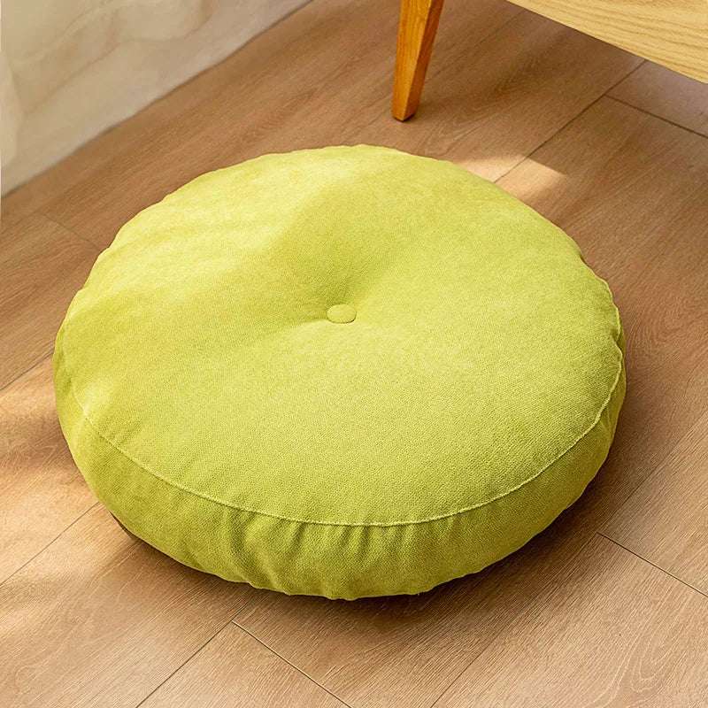 Coussin Tatami Rond – Le Confort et l'Élégance à Votre Porte.