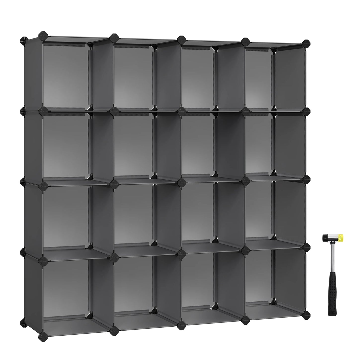 🧩 Armoire de Rangement Modulable 16 Cubes – Organisation Flexible et Design Intelligent.