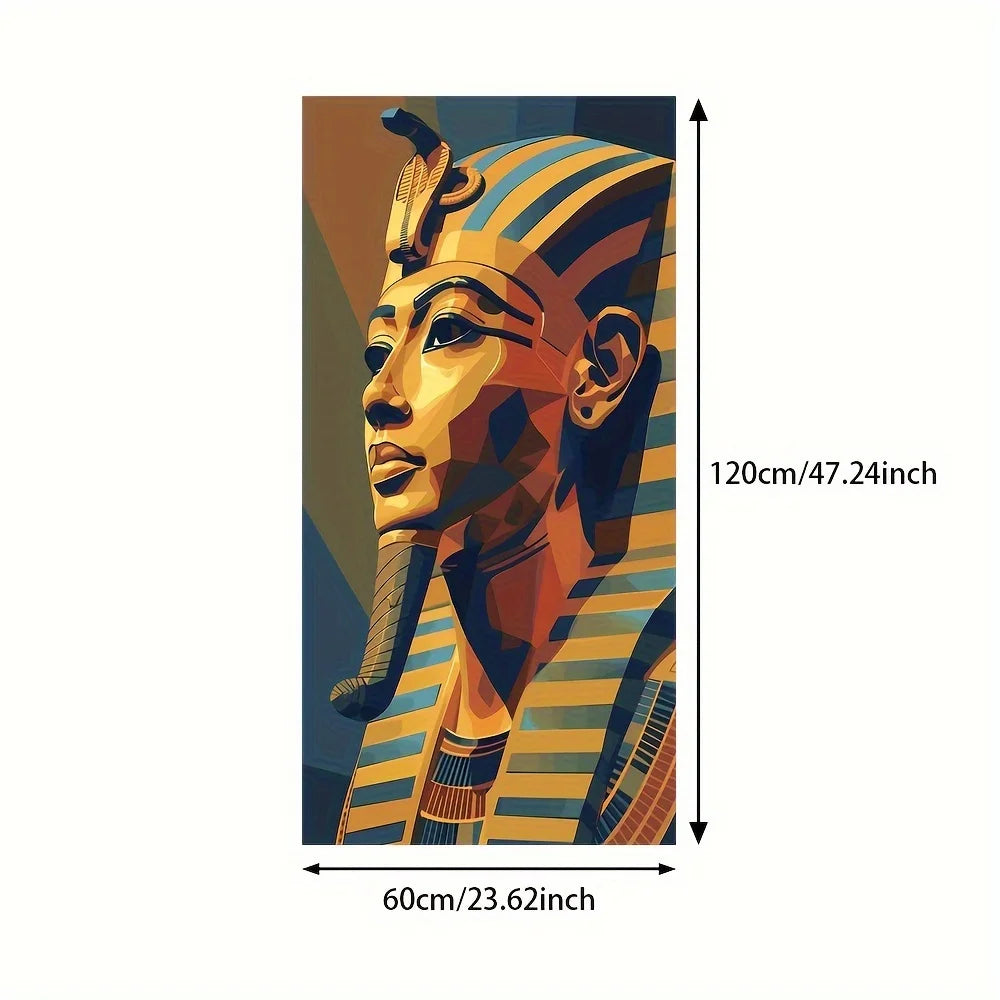🦂 Toile Pharaon Égyptien – Art Abstrait & Culture Millénaire.