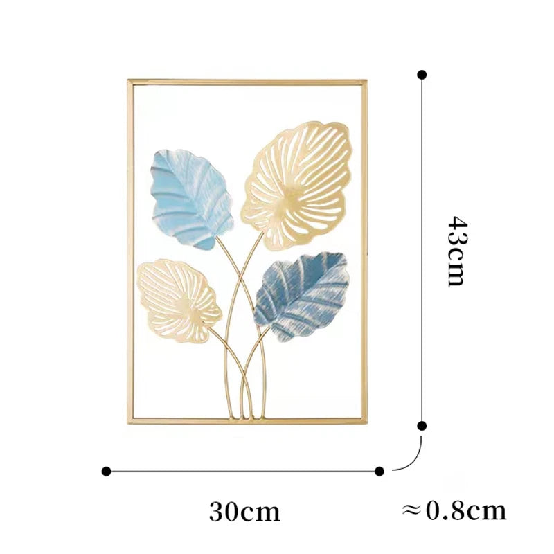 Décoration Murale Feuille de Ginkgo en Métal – Élégance & Nature Intemporelle, 25 modèles différents disponibles