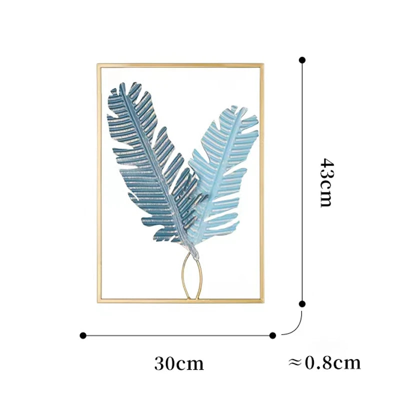 Décoration Murale Feuille de Ginkgo en Métal – Élégance & Nature Intemporelle, 25 modèles différents disponibles