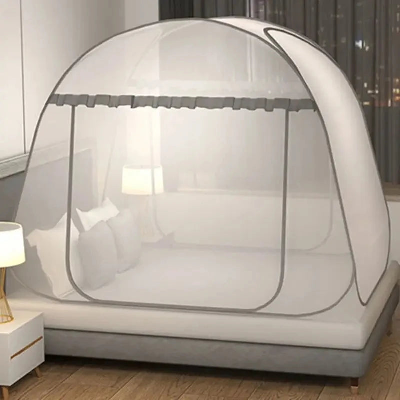 🏕️ Moustiquaire Yourte Mongole – Protection Respirable et Pliable.