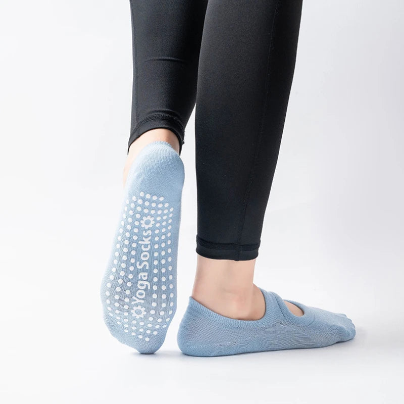 Chaussettes de Yoga en Coton - Confort, Stabilité et Sérénité.