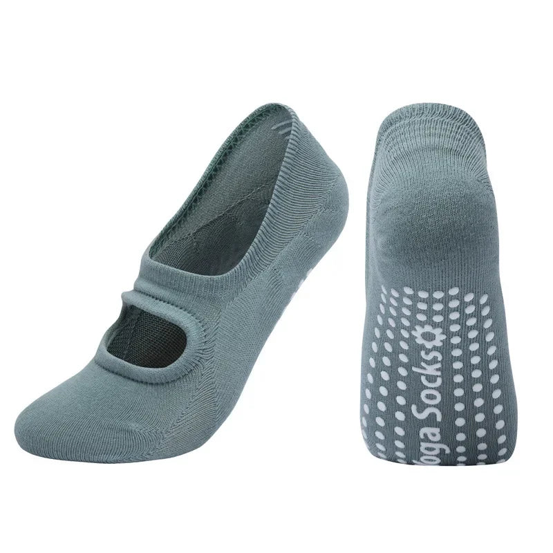 Chaussettes de Yoga en Coton - Confort, Stabilité et Sérénité.