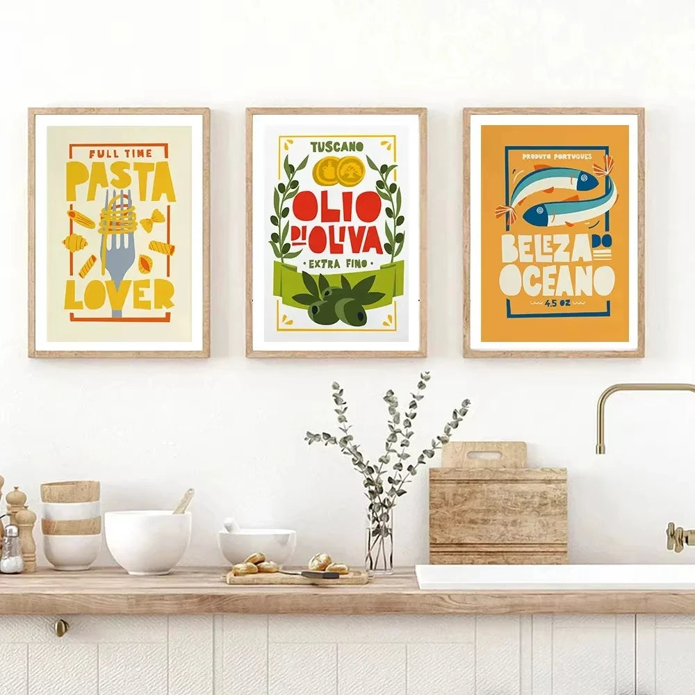 🍽️ Toile Drôle de Cuisine.