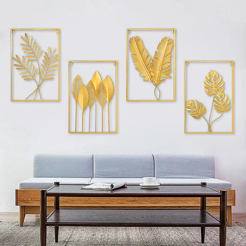 Décoration Murale Feuille de Ginkgo en Métal – Élégance & Nature Intemporelle, 25 modèles différents disponibles