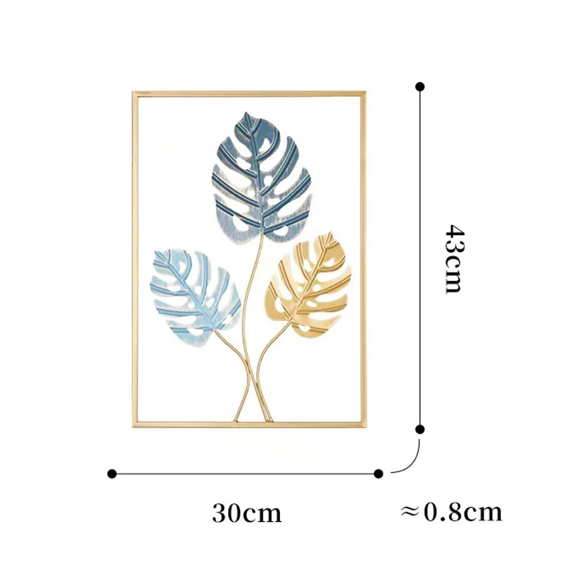 Décoration Murale Feuille de Ginkgo en Métal – Élégance & Nature Intemporelle, 25 modèles différents disponibles