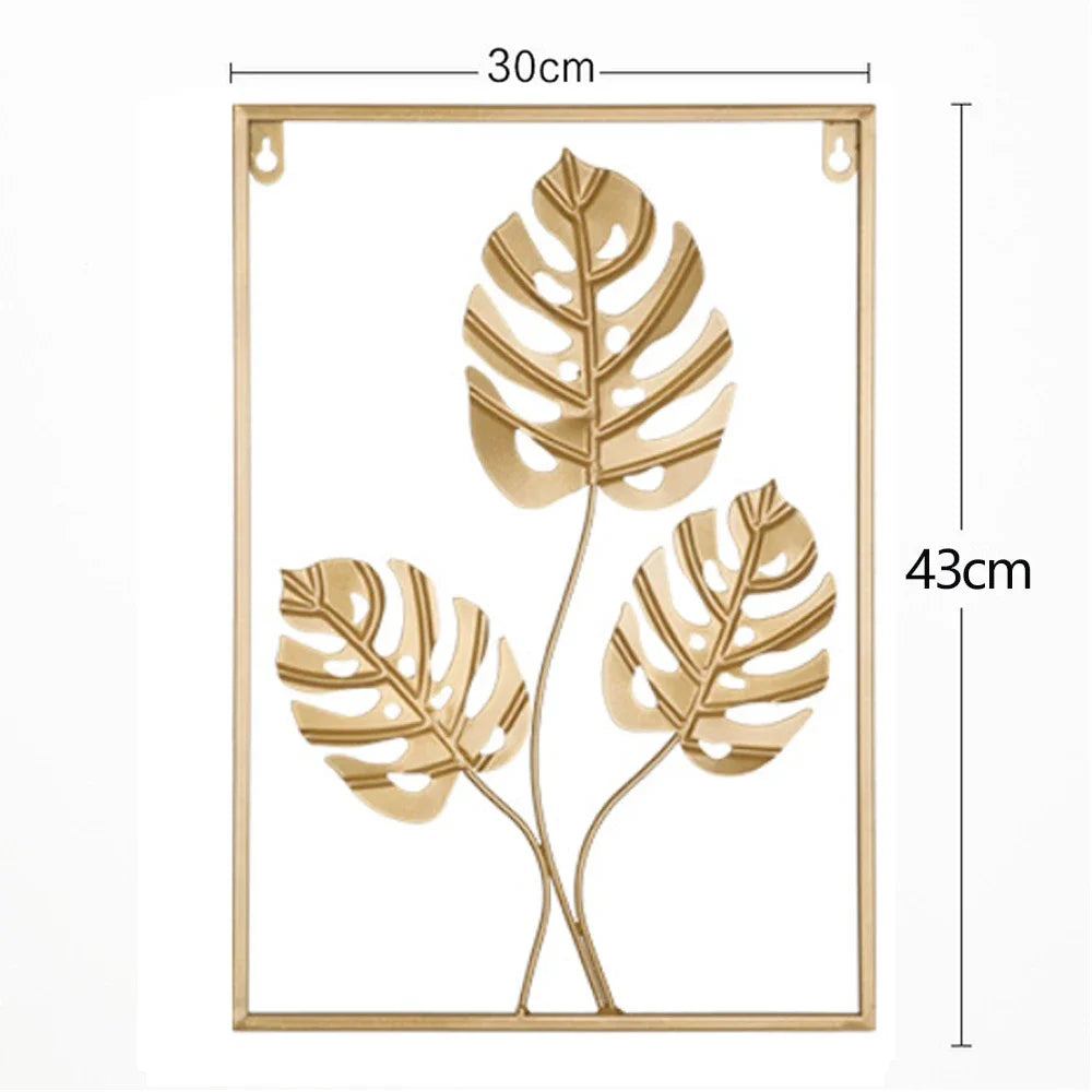 Décoration Murale Feuille de Ginkgo en Métal – Élégance & Nature Intemporelle, 25 modèles différents disponibles