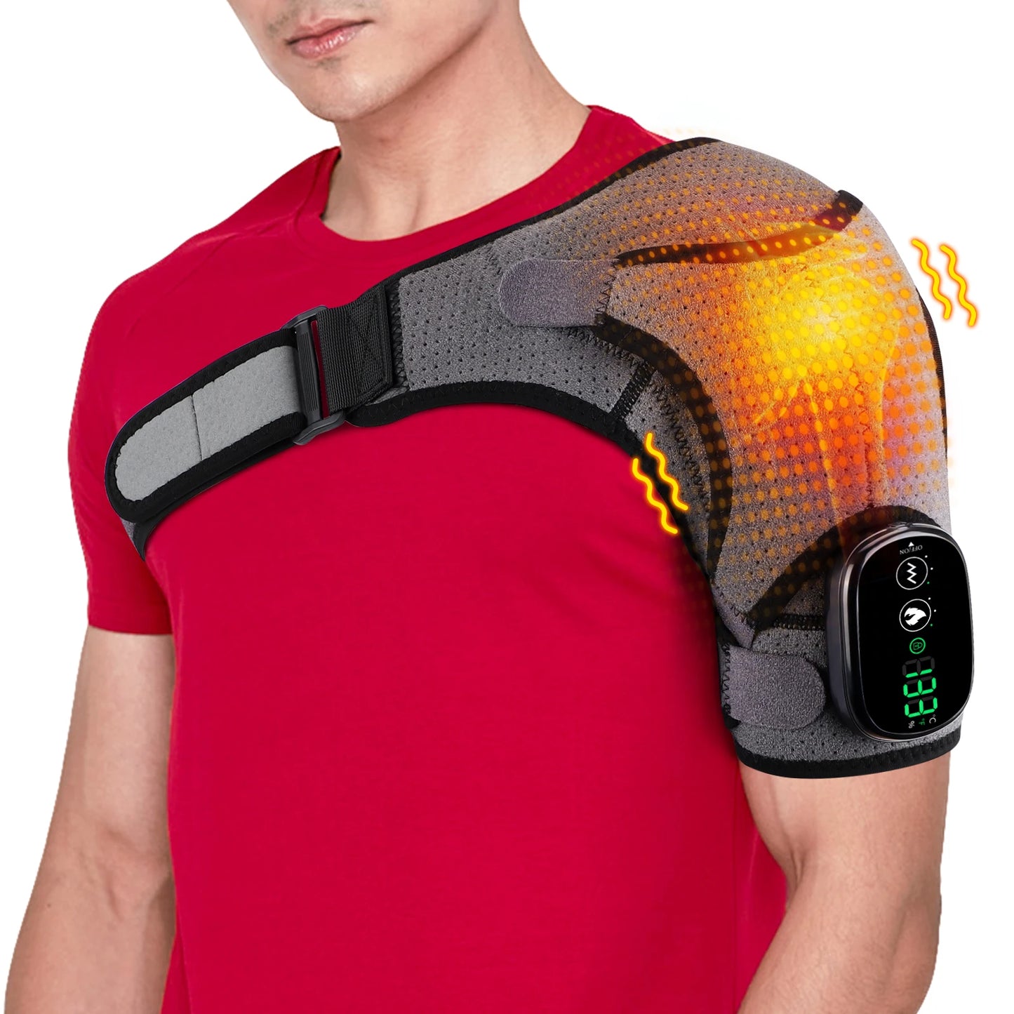 Dispositif de Massage Chauffant pour Épaules et Cou – Confort & Détente Sans Fil.