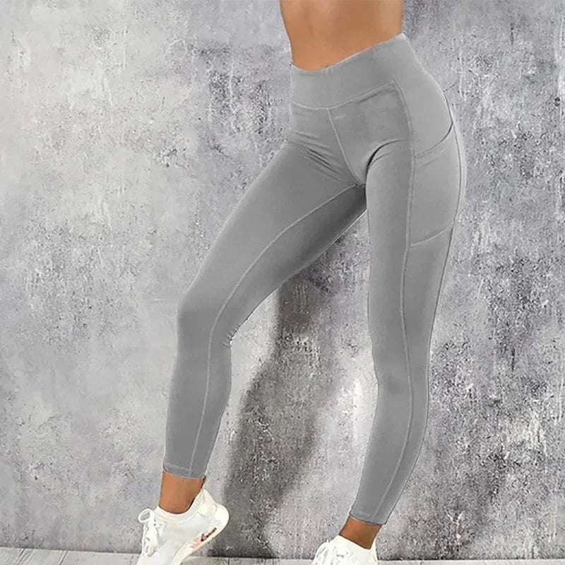 Legging de Yoga Sans Couture – Confort, Élasticité et Style pour le Sport et la Détente.