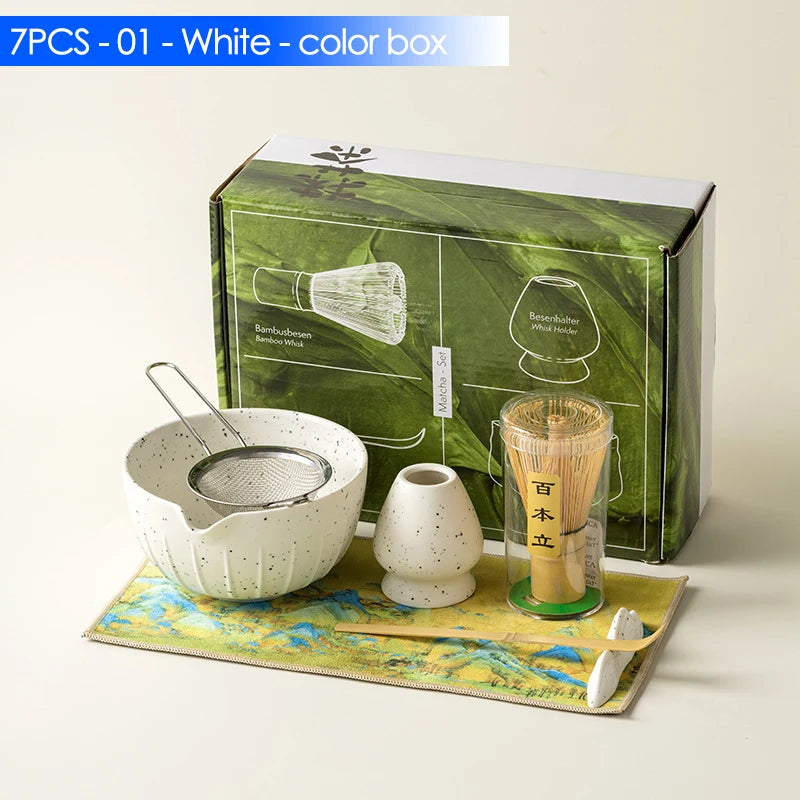 đ” Ensemble Traditionnel Matcha â CĂ©rĂ©monie du ThĂ© Japonaise & Chinoise, 44 modĂšles diffĂ©rents.