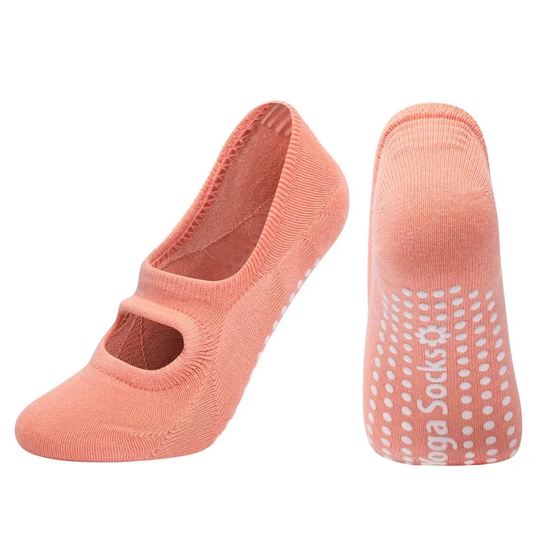 Chaussettes de Yoga en Coton - Confort, Stabilité et Sérénité.