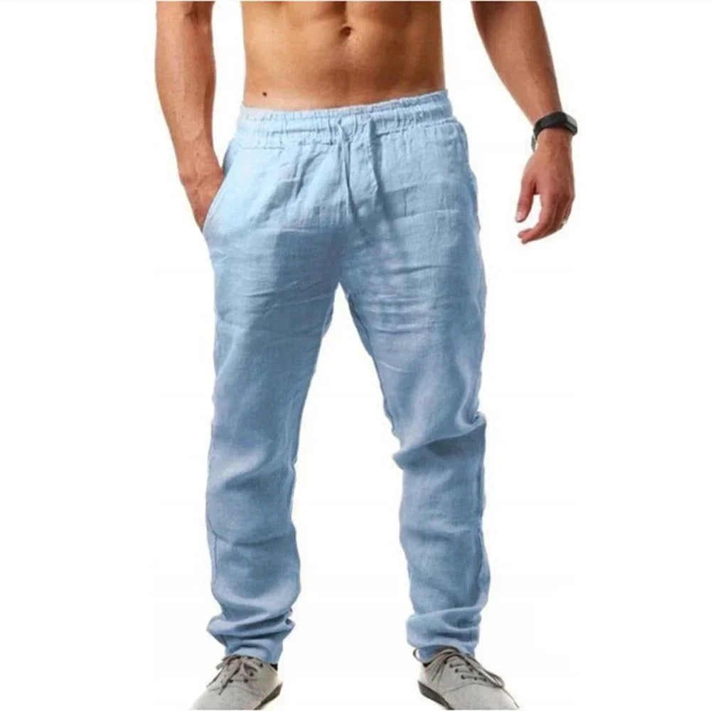 Men's Breathable Linen Pants – Everyday Elegance & Comfort